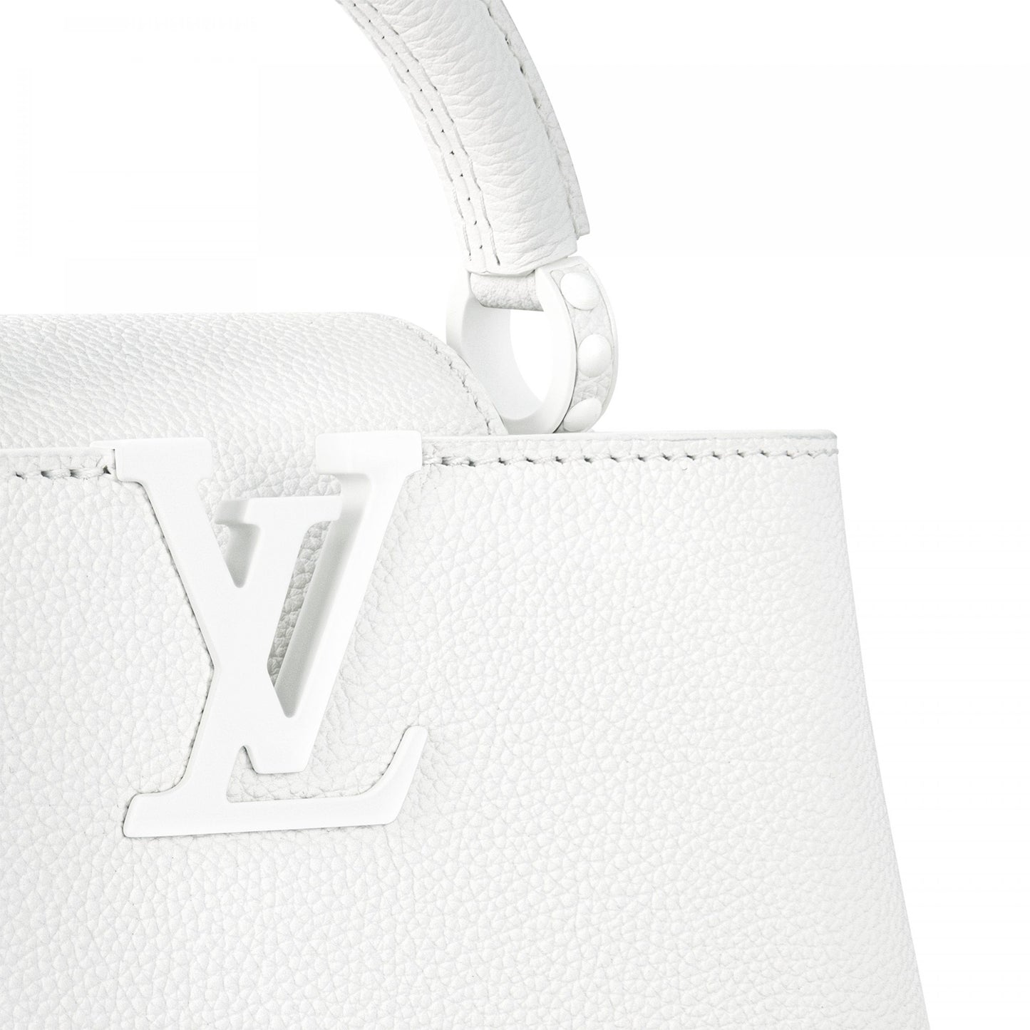 Louis Vuitton M23956 Capucines East-West Mini Optic White