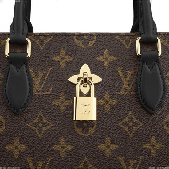 Louis Vuitton Flower Tote Black M43550 Red M43553