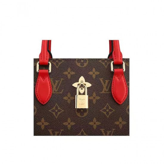 Louis Vuitton Flower Tote Black M43550 Red M43553