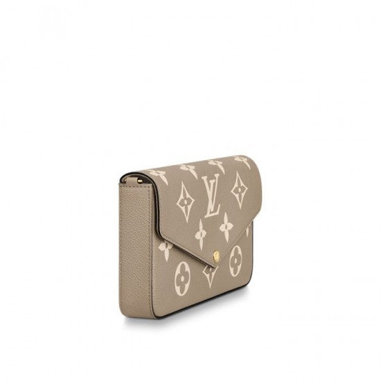 Louis Vuitton Félicie Pochette Gray M69977 Black M80482