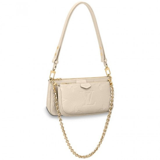 Louis Vuitton Multi Pochette Accessoires Cream M46568 Black M80399
