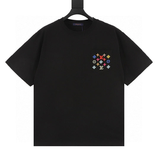 Louis Vuitton Streetwear T-Shirt Men's Casual Crewneck – Brand New Full Packaging
