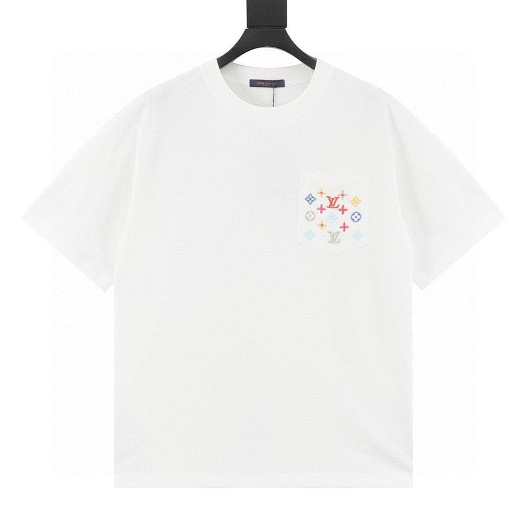 Louis Vuitton Streetwear T-Shirt Men's Casual Crewneck – Brand New Full Packaging