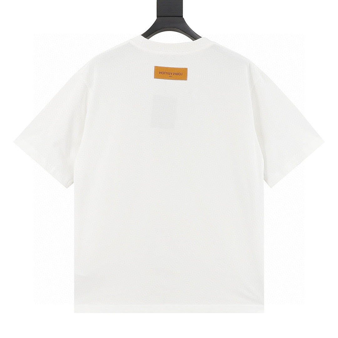 Louis Vuitton Streetwear T-Shirt Men's Casual Crewneck – Brand New Full Packaging