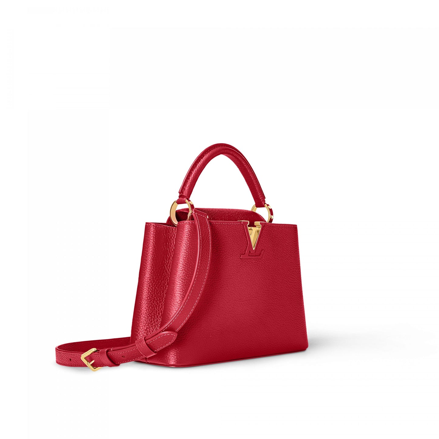 Louis Vuitton M52689 Capucines BB Bag Scarlet Red
