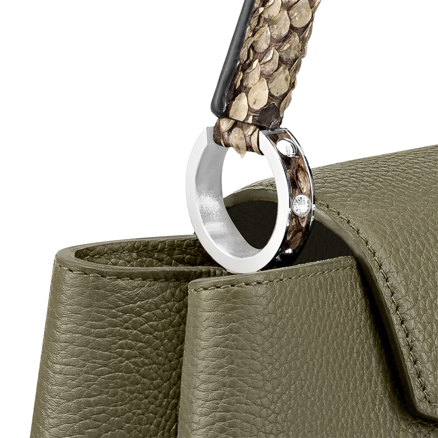 Louis Vuitton Capucines MM Green N93799