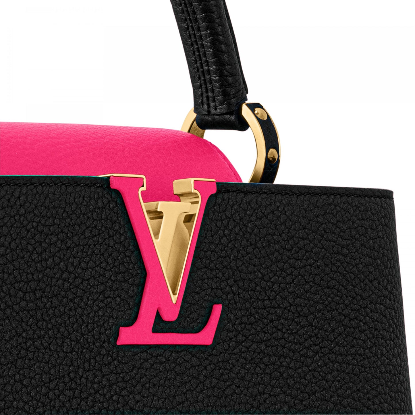 Louis Vuitton M59882 Capucines MM Black Rose Berlingot