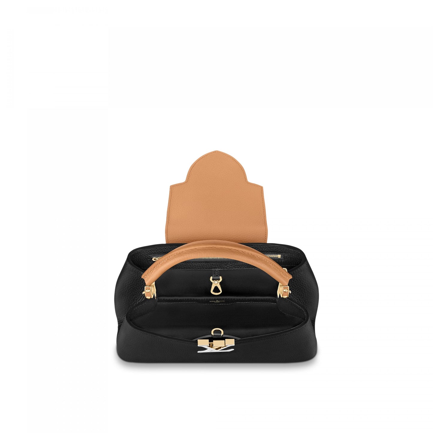 Louis Vuitton M59466 Capucines PM Black Gold Arizona