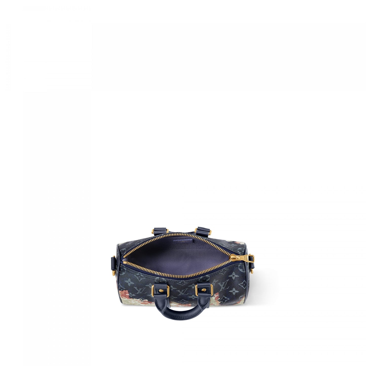 Louis Vuitton Monogram Ink Blue M46804 Keepall Bandoulière 25