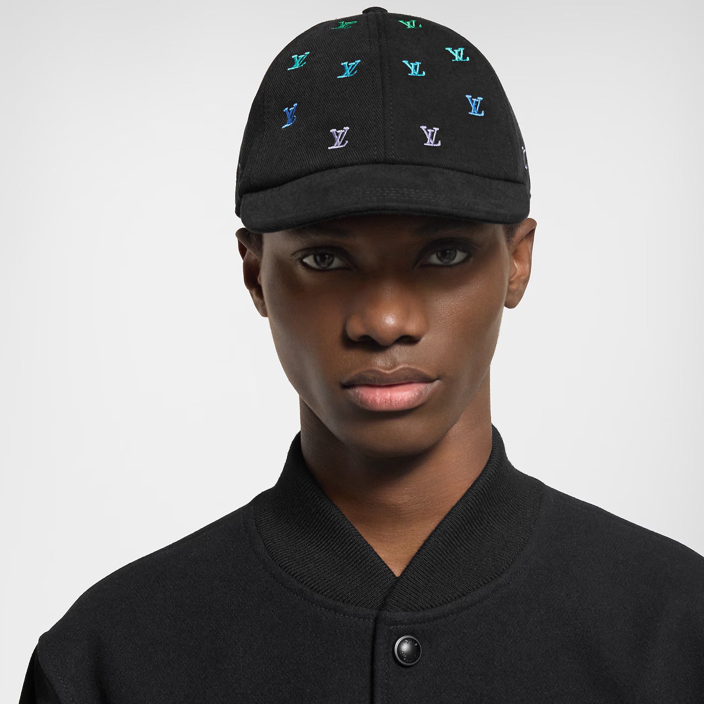 Louis Vuitton M7974M LV Blason Shading Denim Cap