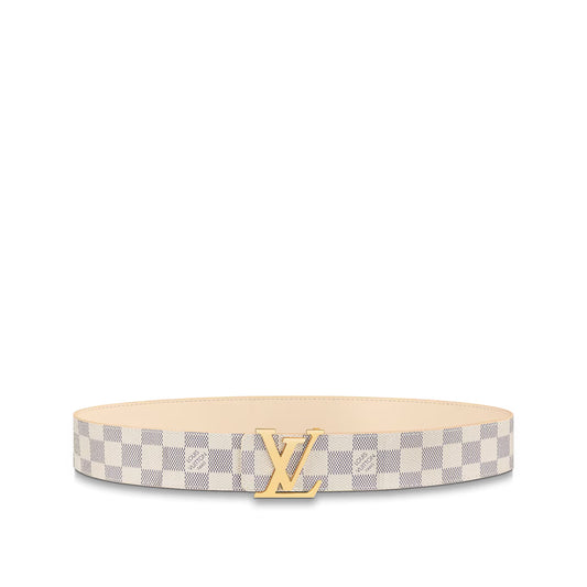 Louis Vuitton M0569S Damier azur LV Initiales 40mm Reversible Belt