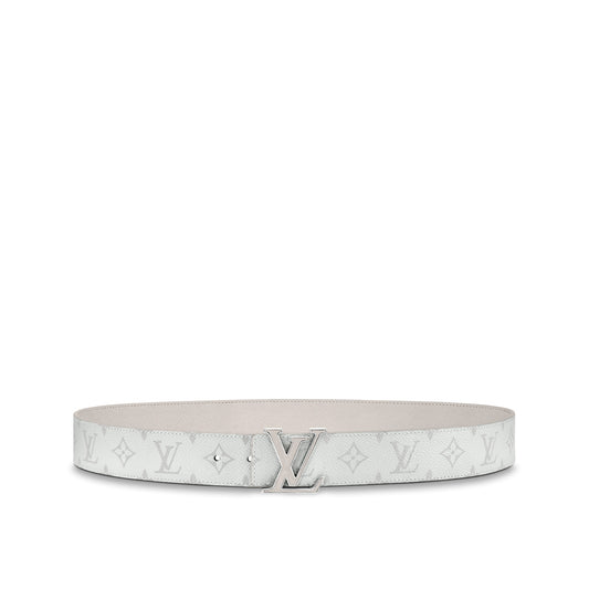 Louis Vuitton M0158U White LV Initiales 40mm Reversible Belt