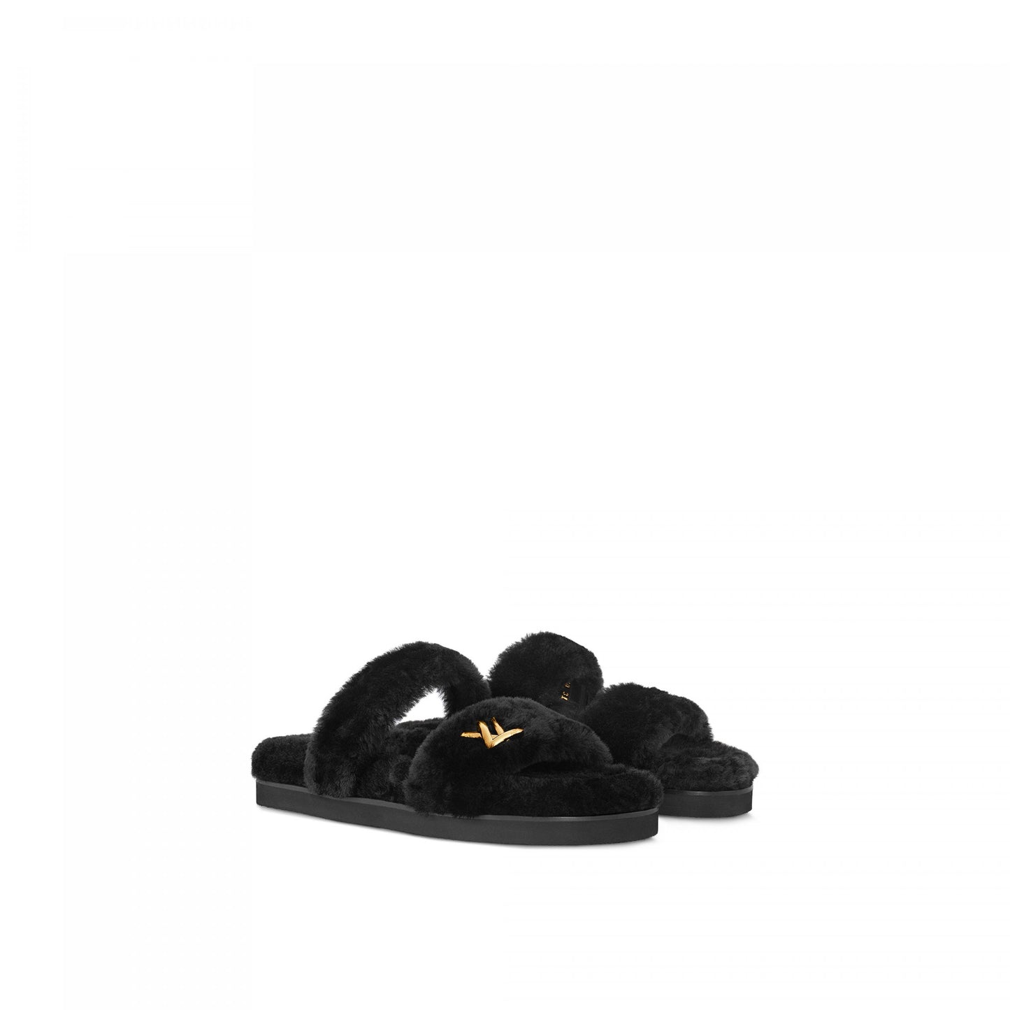 Louis Vuitton Flight Mode LV Sunset Comfort Flat Mule Black 1AC716