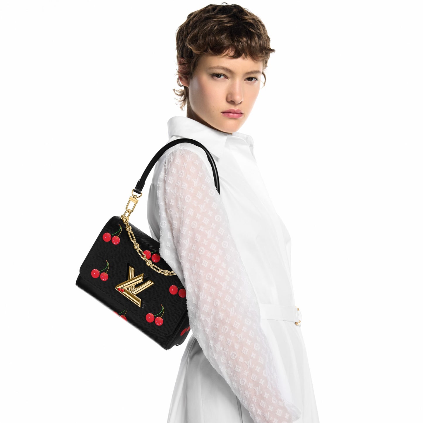 Louis Vuitton M14094 LV x TM Twist MM Black