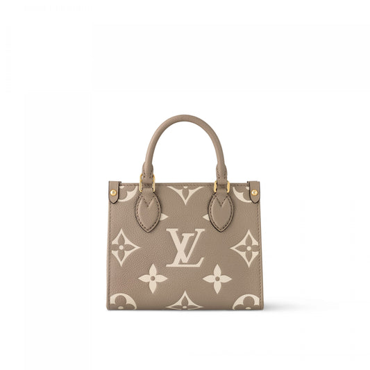 Louis Vuitton M47054 OnTheGo BB Dove Gray/Cream